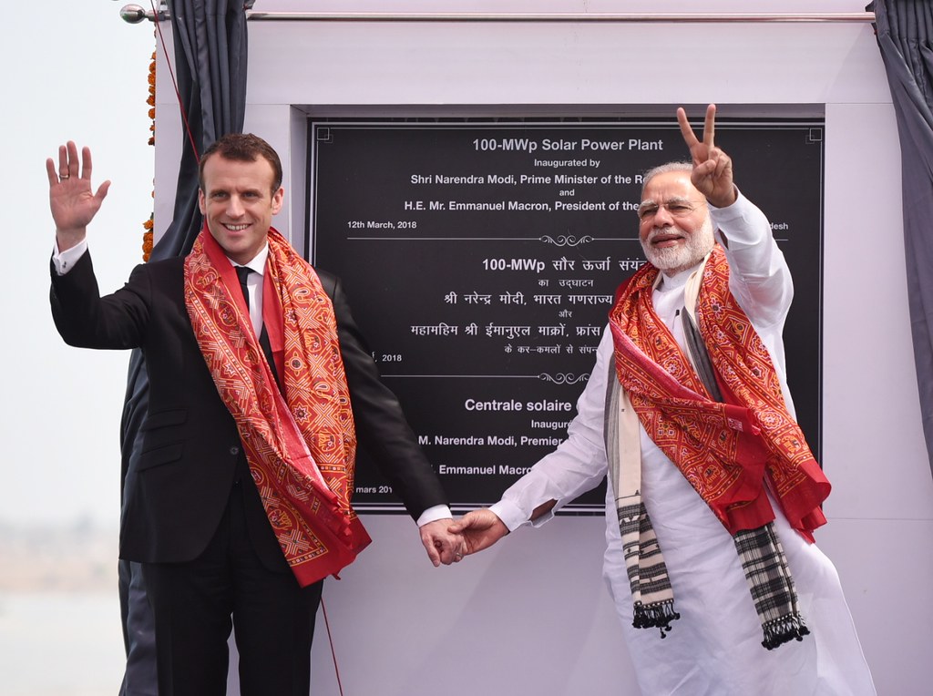 pm modi and emmanuel macron