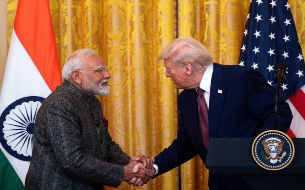 pm modi & donald trump Shashi Tharoor