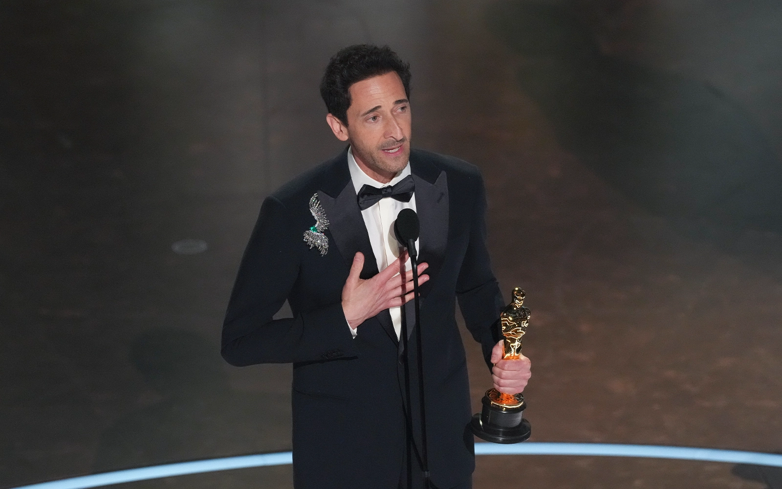 Adrien Brody crowned best actor at the Oscars