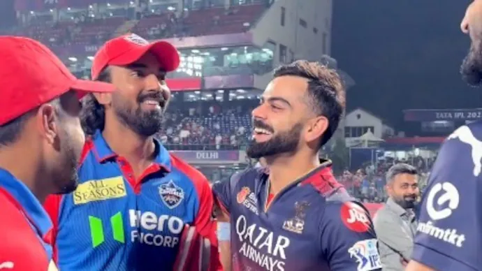 KL Rahul, Kohli joke on 'my ground' celebration : April 29, 2025