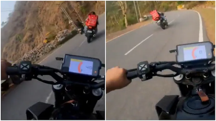 Zomato rider's stunt bike video splits internet :